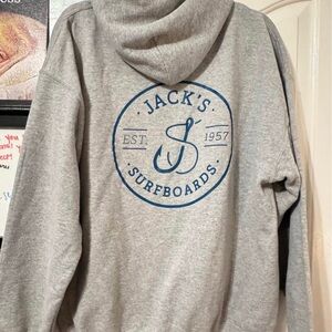 Jack's Surfboards Gray Hoodie